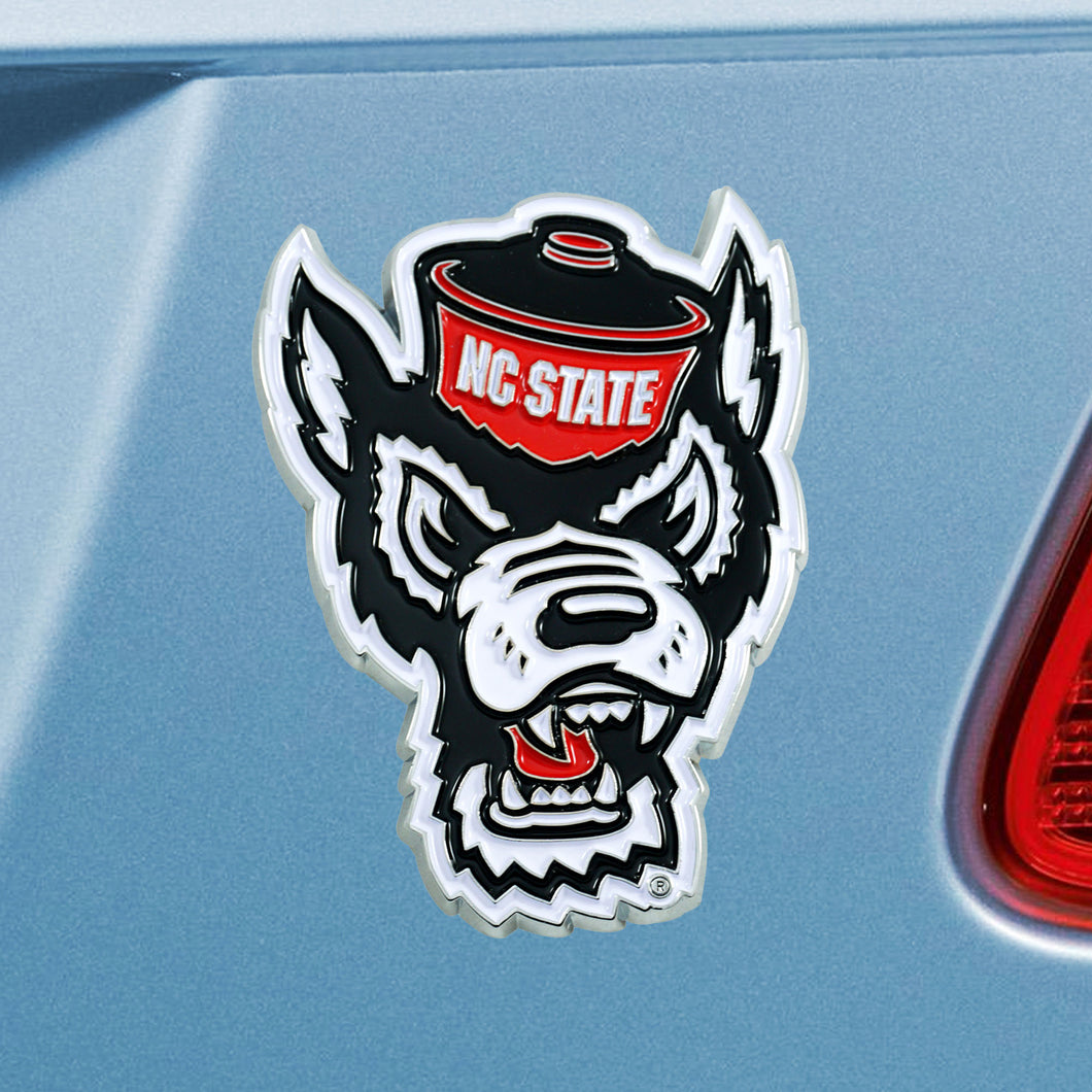 North Carolina State Wolfpack Color Chrome Emblem