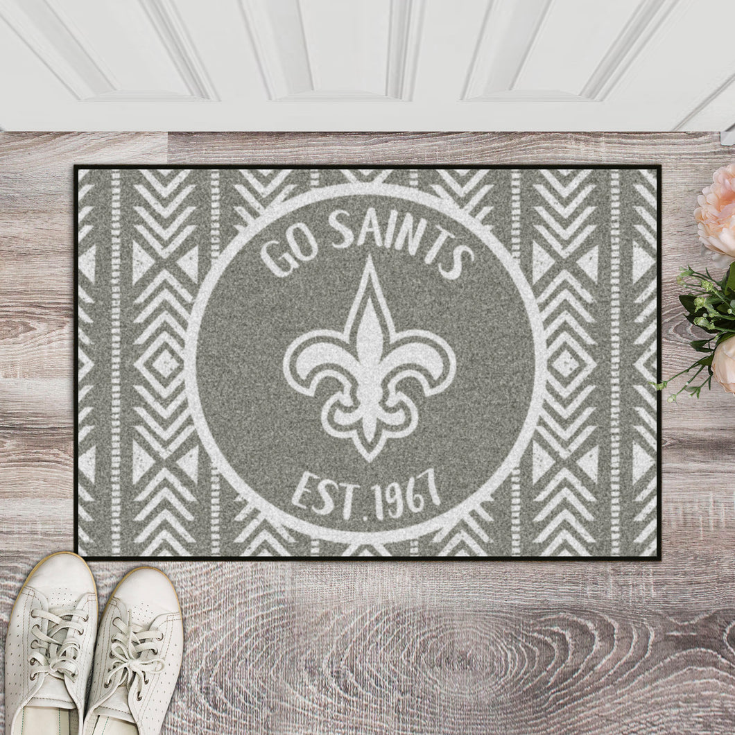 New Orleans Saints Southern Style Door Mat 