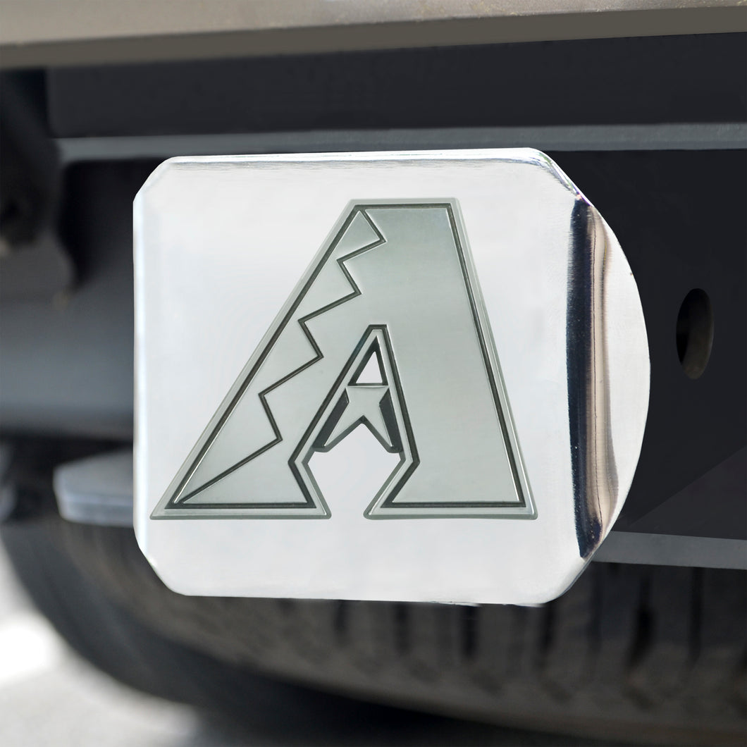 Arizona Diamondbacks Chrome Emblem On Chrome Hitch Cover