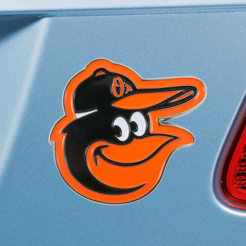 Baltimore Orioles Color Chrome Auto Emblem 