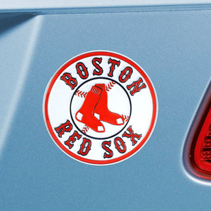 Boston Red Sox Color Chrome Auto Emblem 