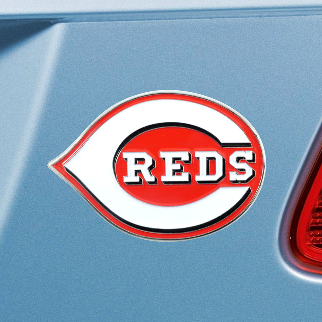 Cincinnati Reds Color Chrome Auto Emblem 
