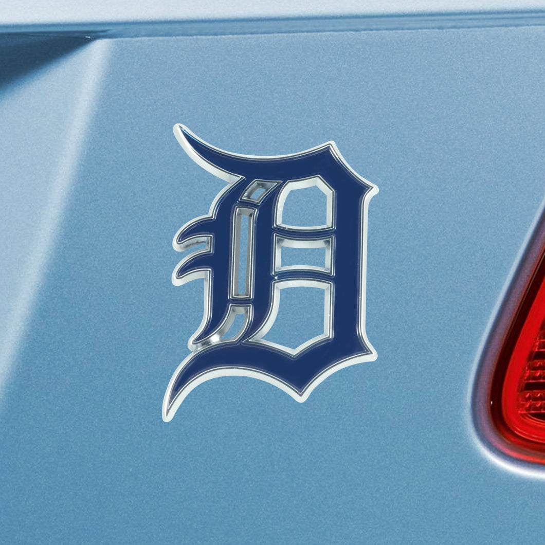 Detroit Tigers Color Chrome Auto Emblem 
