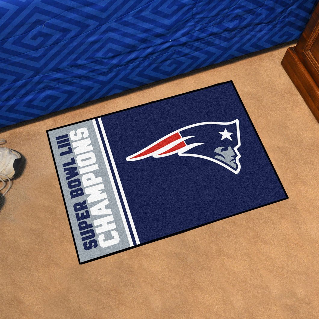 New England Patriots Super Bowl 53 Champions Starter Rug - 19