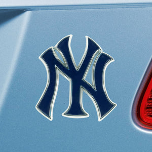 New York Yankees Color Chrome Auto Emblem 