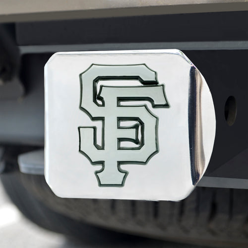 San Francisco Giants Chrome Emblem On Chrome Hitch Cover