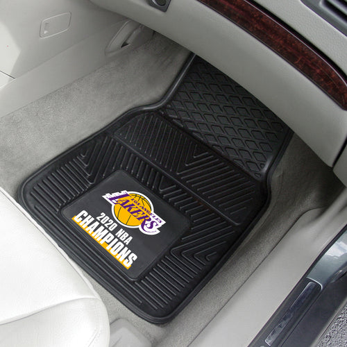 Los Angeles Lakers 2020 NBA Finals Champions 2-pc Vinyl Car Mats - 18