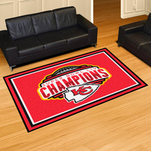 Kansas City Chiefs Super Bowl 54 Champions 5'x8' Rug