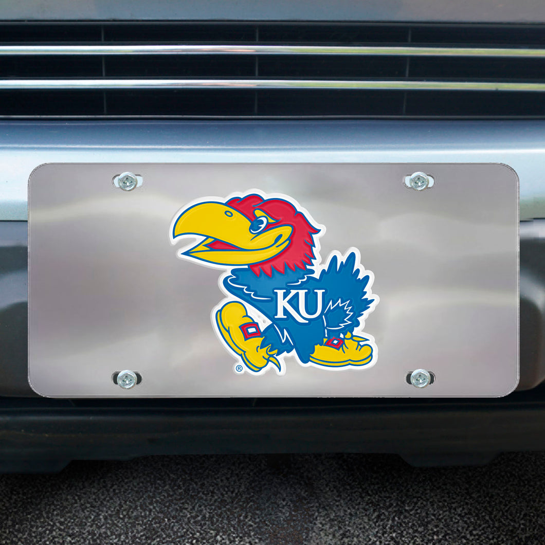 Kansas Jayhawks Diecast License Plate