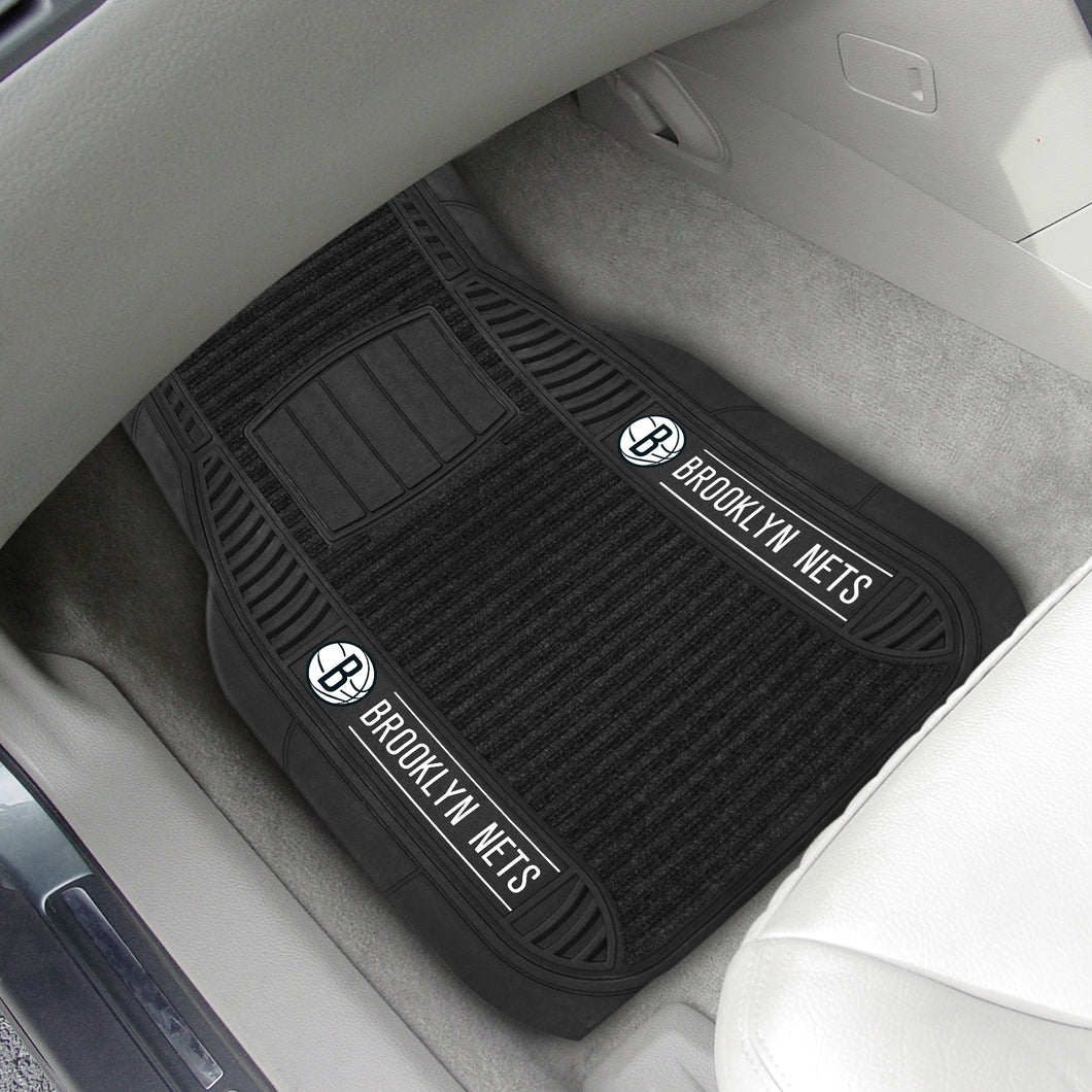 Brooklyn Nets 2-piece Deluxe Car Mat Set 21