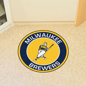 Milwaukee Brewers Bernie Roundel Rug - 27"