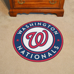 Washington Nationals Script Roundel Rug - 27"