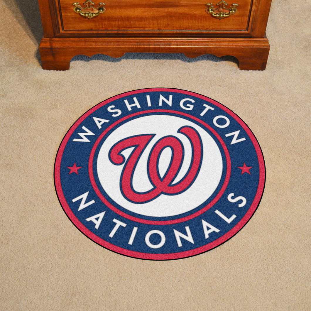 Washington Nationals Script Roundel Rug - 27