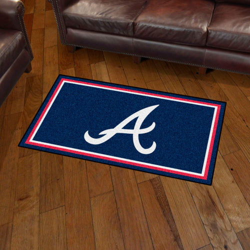 Atlanta Braves Plush Rug - 3'x5'