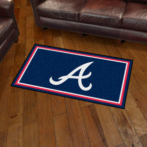 Atlanta Braves Plush Rug - 3'x5'