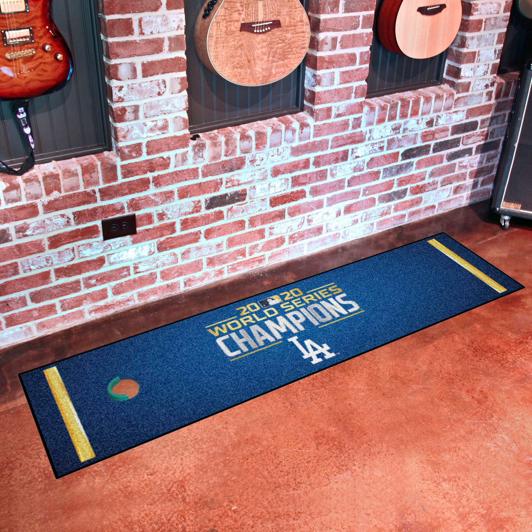Los Angeles Dodgers 2020 World Series Champions Putting Green Runner