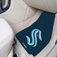 Seattle Kraken 2-Piece Carpet Car Mats - 18"x27"