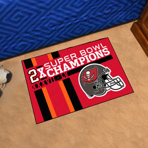 Tampa Bay Buccaneers Super Bowl LV Champions Starter Mat