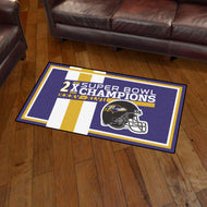 Baltimore Ravens Dynasty Rug - 3'x5'