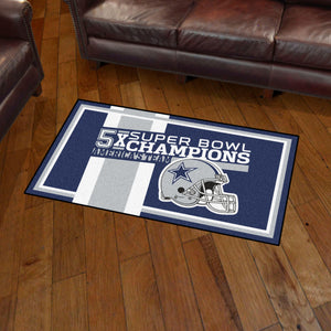 Dallas Cowboys Dynasty Rug - 3'x5'