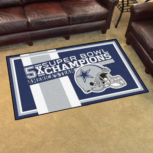 Dallas Cowboys Dynasty Rug - 4'x6'