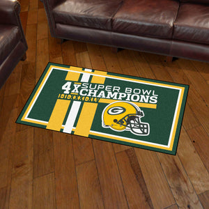 Green Bay Packers Dynasty Rug - 3'x5'