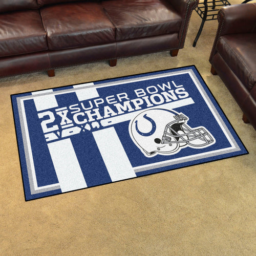 Indianapolis Colts Dynasty Rug - 4'x6'