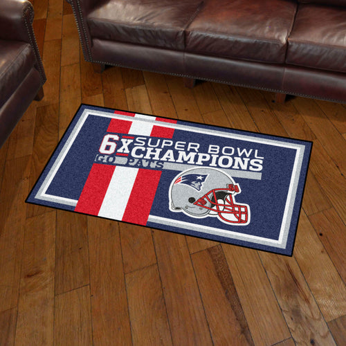 New England Patriots Dynasty Rug - 3'x5'