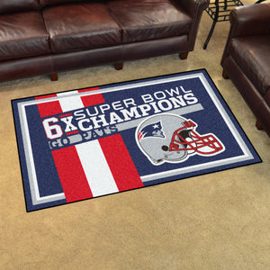 New England Patriots Dynasty Rug - 4'x6'