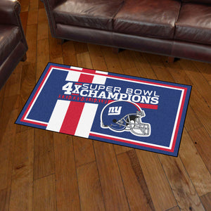 New York Giants Dynasty Rug - 3'x5'