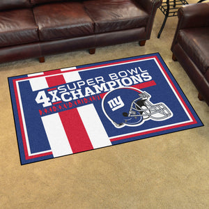 New York Giants Dynasty Rug - 4'x6'