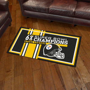 Pittsburgh Steelers Dynasty Rug - 3'x5'