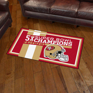 San Francisco 49ers Dynasty Rug - 3'x5'