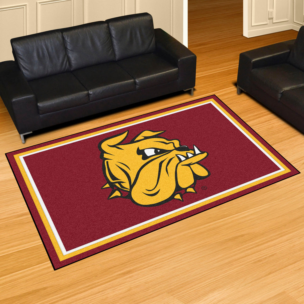 Minnesota-Duluth Bulldogs Plush Rug 5'x8'