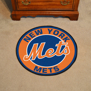 New York Mets Script Roundel Rug - 27"