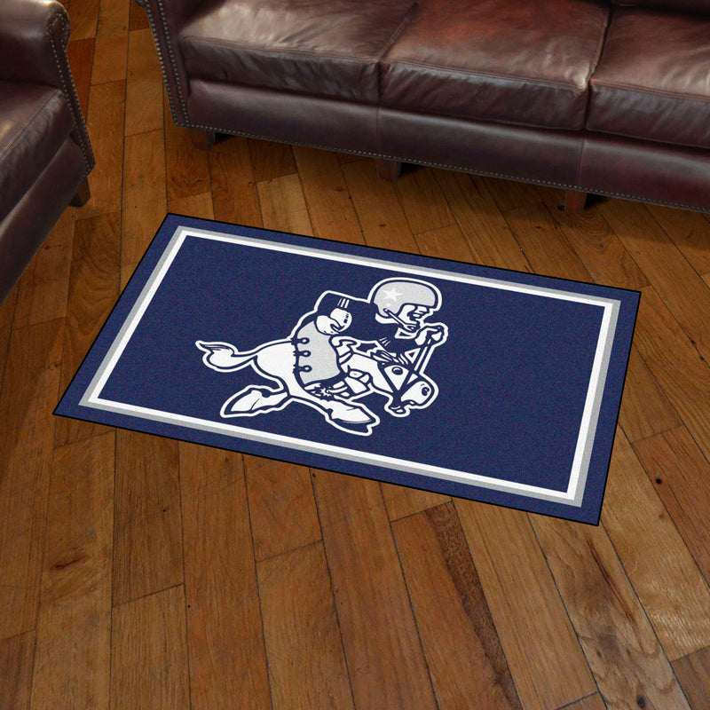 NFL Team Repeat Rug - Dallas Cowboys (Gray Background), 3'10x5'4 - Dallas  Cowboys (Gray Background) | NFL Team Repeat Rug