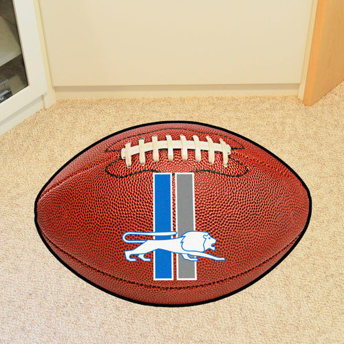 Detroit Lions Retro Logo Football Mat - 21