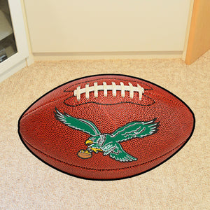 Philadelphia Eagles Retro Logo Football Mat - 21"x32"