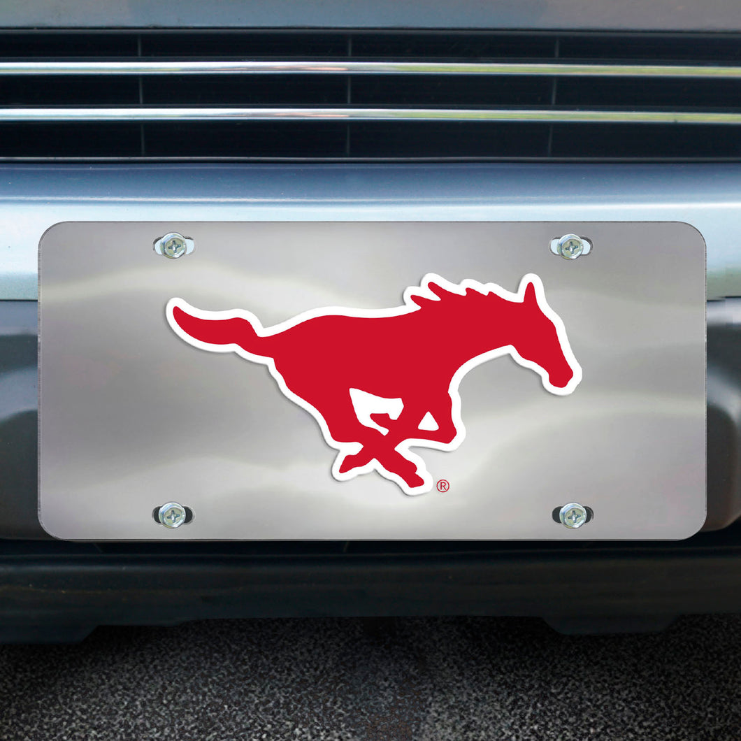 SMU Mustangs Diecast License Plate