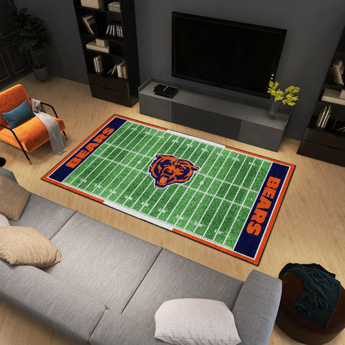 Chicago Bears Plush Rug - 6'x10'