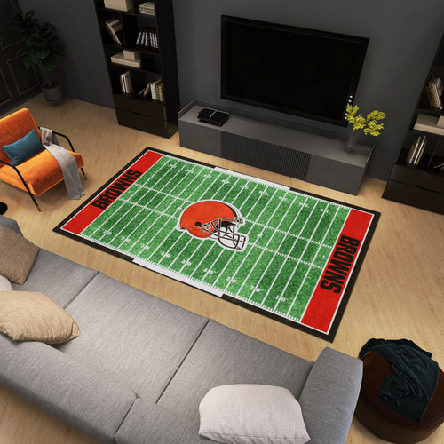 Cleveland Browns Plush Rug - 6'x10'