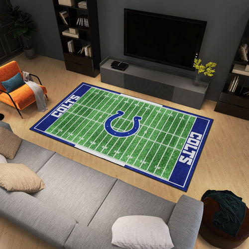 Indianapolis Colts Plush Rug - 6'x10'