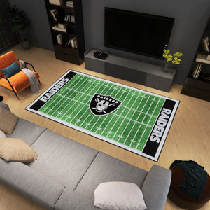 Fan Mats Oakland Raiders Rug, 4' x 6'