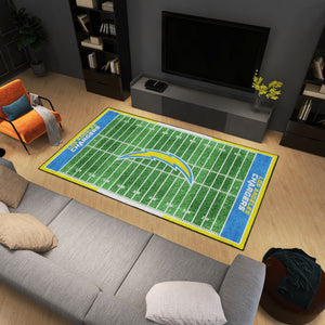 Los Angeles Chargers Plush Rug - 6'x10'