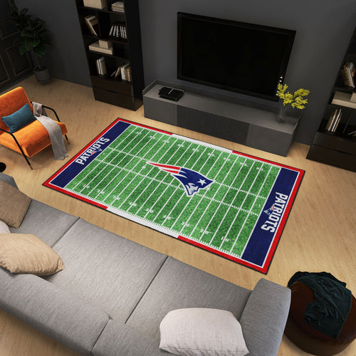 New England Patriots Plush Rug - 6'x10'