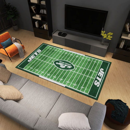 New York Jets Plush Rug - 6'x10'