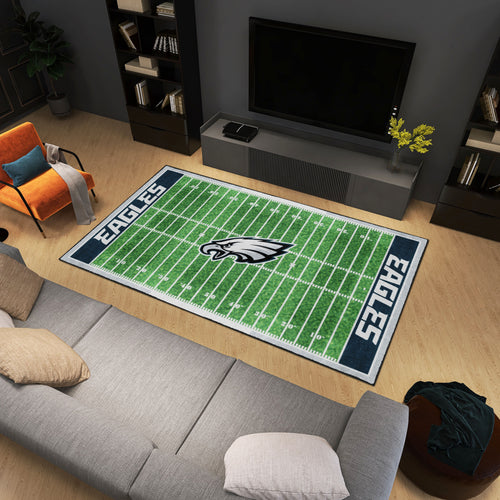 Philadelphia Eagles Plush Rug - 6'x10'