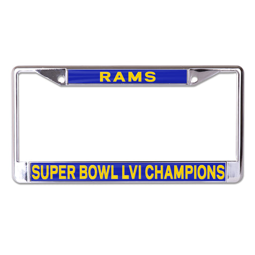 Los Angeles Rams Super Bowl LVI Champions License Plate Frame