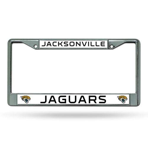 Jacksonville Jaguars Chrome License Plate Frame 