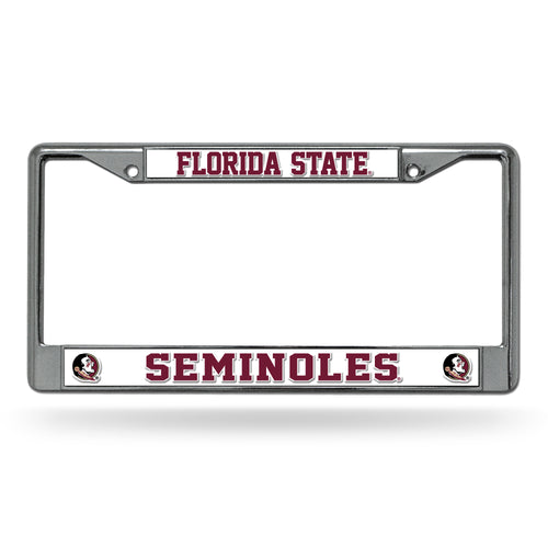 Florida State Chrome License Plate Frame